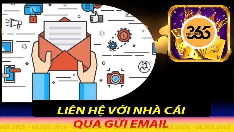 Liên hệ với nhà cái qua gửi email hỗ trợ