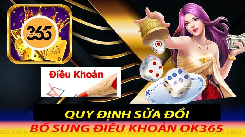 Quy định của nhà cái về sửa đổi bổ sung điều khoản