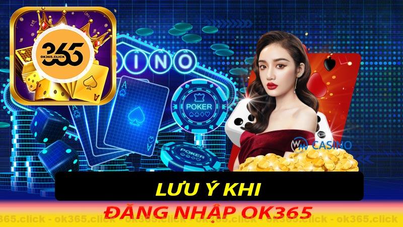 Lưu ý khi đăng nhập ok365